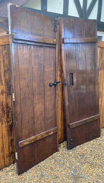 Oak Double Doors French Doors Antique Pair Of Doors Church Doors Gothic 7