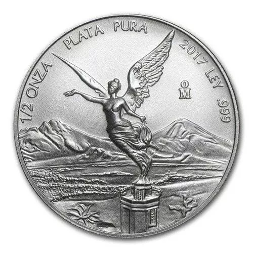 Libertad Onza 1/2 OZ 2017 Silber Silver Argent Mexiko Mexico Mexique