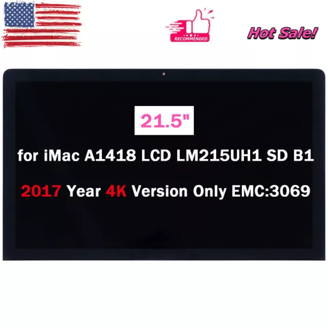 for iMac A1418 LCD Screen Replacement Compatible 2017 Year 4K Version EMC:3069