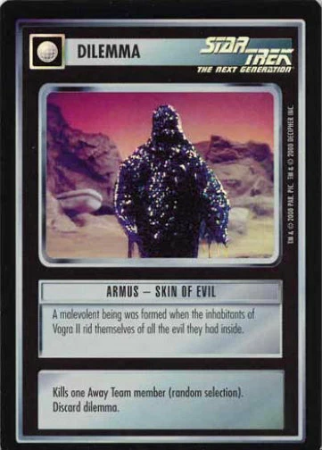 Star Trek CCG 1E Reflections ARMUS SKIN OF EVIL NM/MINT