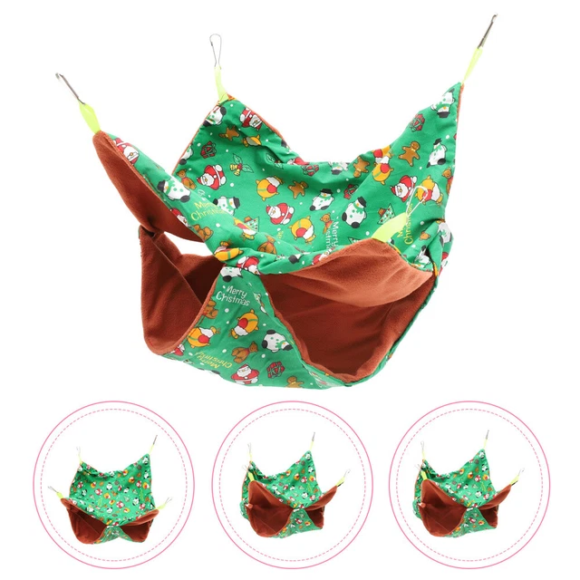 Guinea Pig Warm Hammock Hamster Hanging Hammock for Small Animals Parrot
