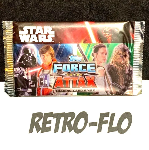 Booster Star Wars Topps Force Attax Collector Rara Nuovo Im Blister