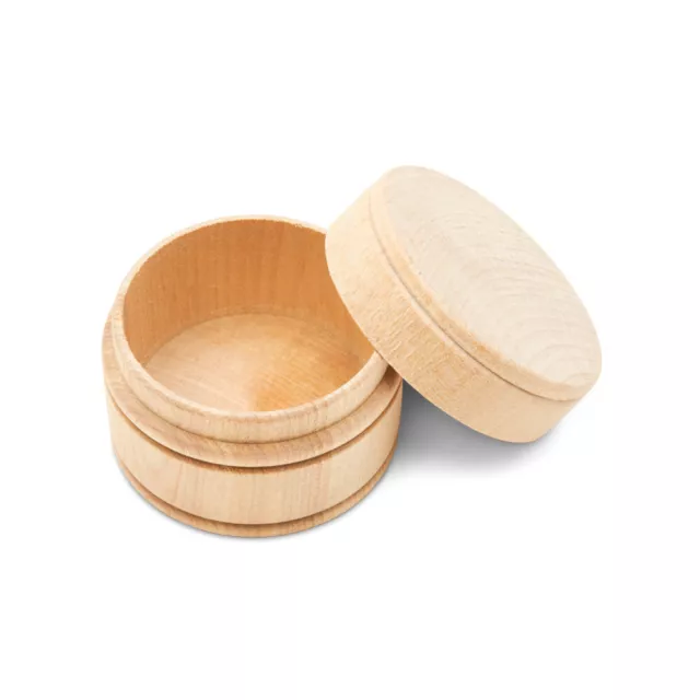 Mini Trinket Box 2-1/8", Unfinished Wooden Jewelry Box for Craft | Woodpeckers 2