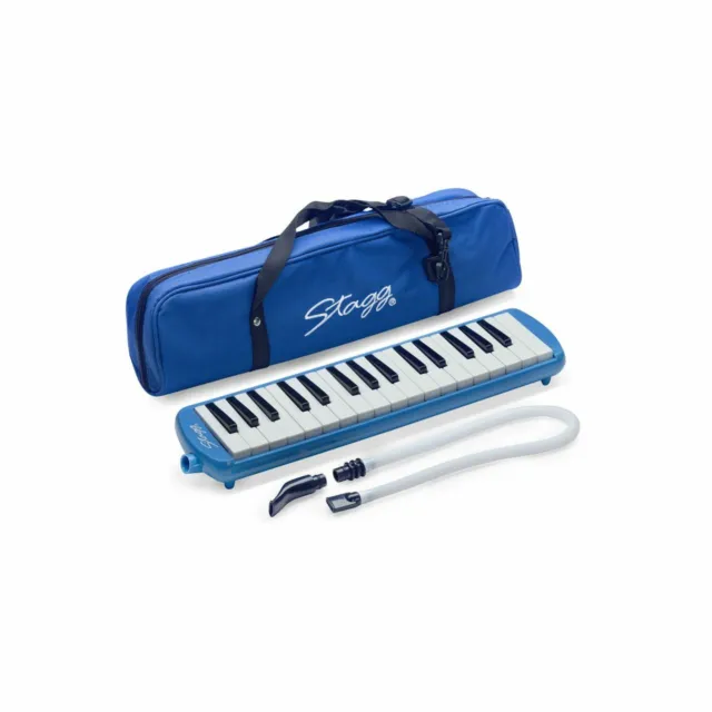 STAGG Melodica with Case Blue - MELOSTA32 BL