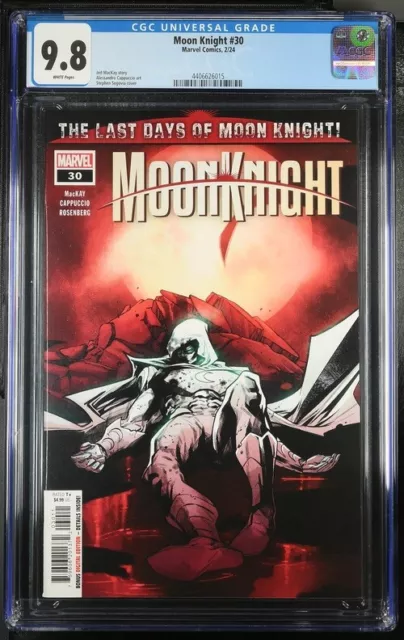 Moon Knight #30 - CGC 9.8 - Key Issue Marvel Comics 2024 Low Census Count