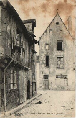 CPA sieurs-old houses-rue de la jewry (29719)