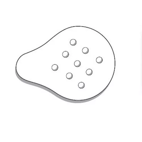 BD Visitec Eye Protector, 2-1/2 x 3 inch, Clear, 50/Box (314837_BX)