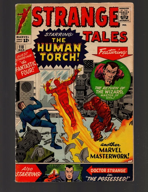 Strange Tales #118 (1964) Silver Age Marvel Comic Book KEY 1st Dr. Strange Cover