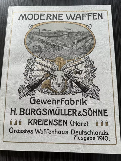 Buch / Katalog Antik 1910 Gewehrfabrik H.Burgsmüller