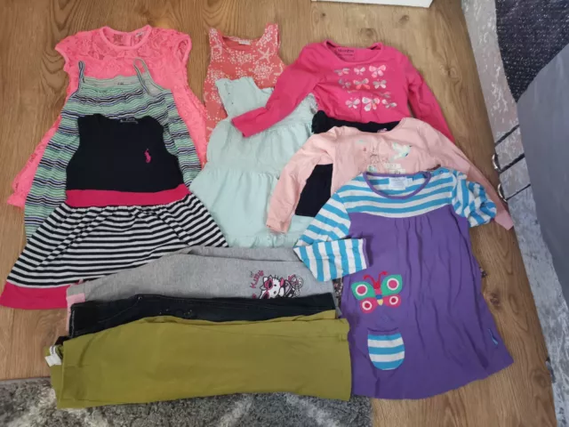 Pacchetto abiti primavera/estate per ragazze 3-4 anni top basso 11 articoli