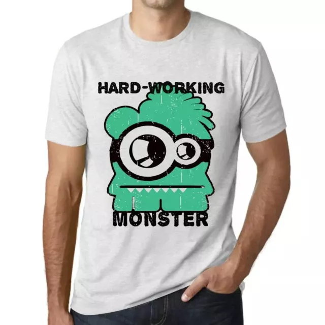 Camiseta Estampada para Hombre Monstruo Trabajador – Hard-Working Monster