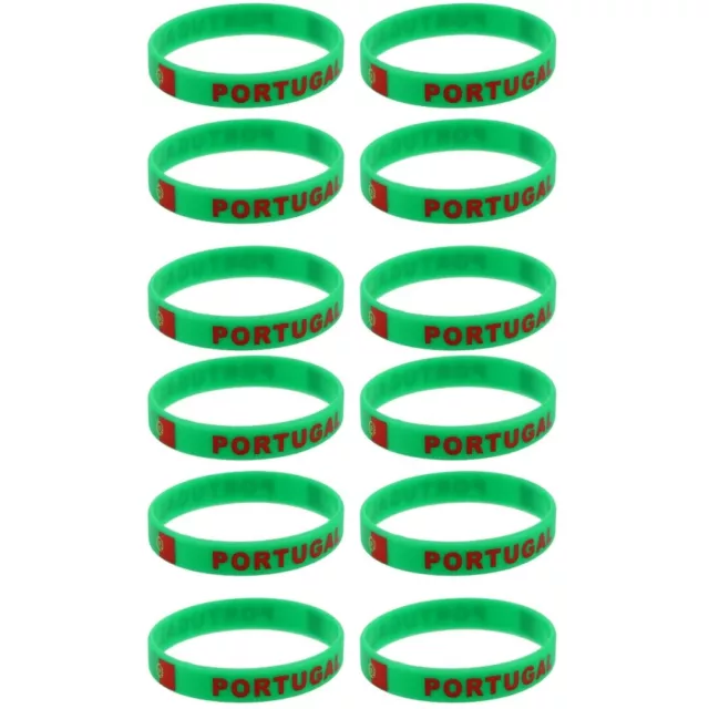 12 Pcs Country Wrist Bands Wristband Sports Bracelets for Men