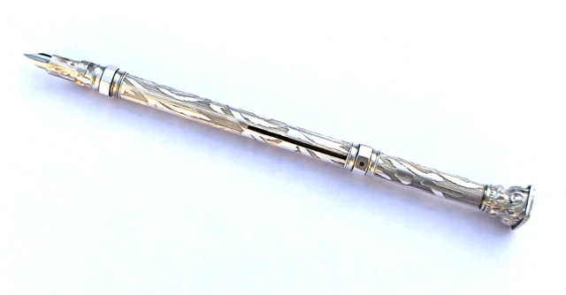 Porte-mine Stylo HERMES En Argent Massif Ancien - Années 1930, Vintage - Occasion
