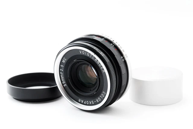 [MINT] Voigtlander Color Skopar 35mm f2.5 Lens Silver MC LTM L39 From JAPAN