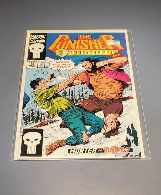 The Punisher #66 Marvel Comic Book 1992 *HIGH GRADE* EUROHIT: HUNTER OR HUNTED?