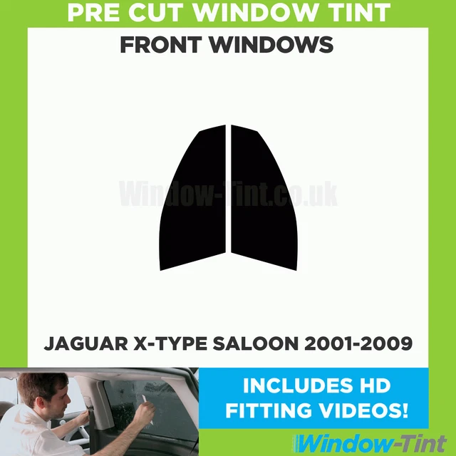 Pré Coupe Vitre Teintée Voiture pour Jaguar X - Type 4-Door Saloon 2001-09 Avant