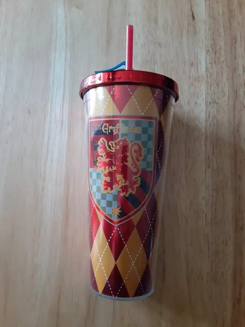 Spoontiques - Gryffindor Stainless Cup with Straw