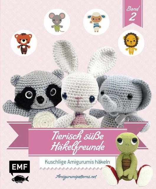 Tierisch süße Häkelfreunde Band 2 | Amigurumipatterns.net | 2016 | deutsch