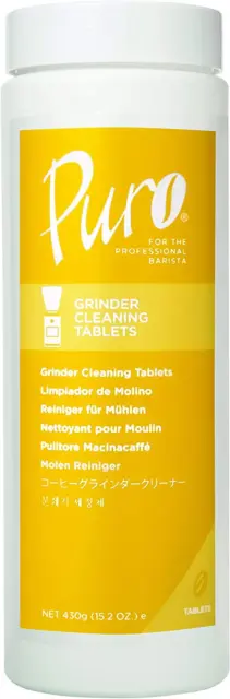 Puro Caff Grinder Cleaner - 430 Grams - Grinder Cleaning Tablets for Prof