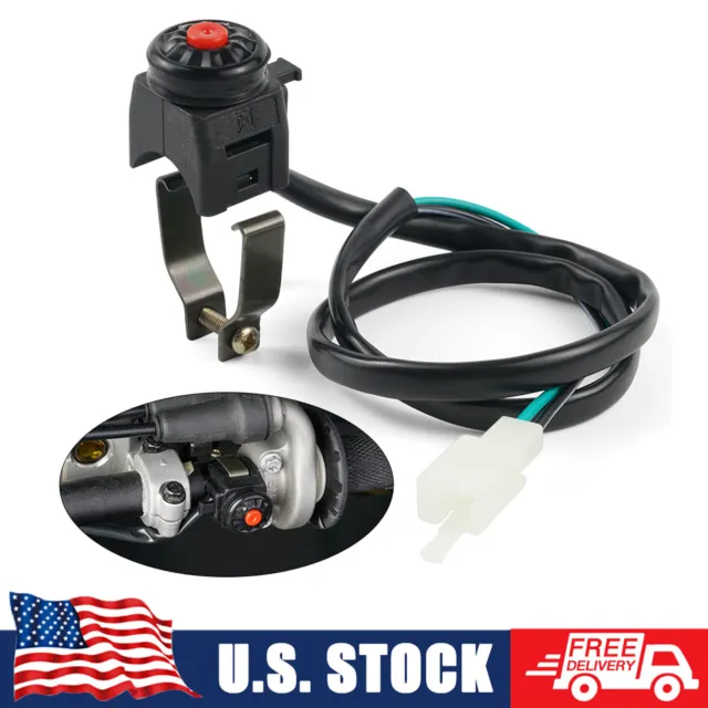 Ignition Kill Switch Fit Universal Motorcycle For Yamaha YZ250 YZ450 WR250F 450F