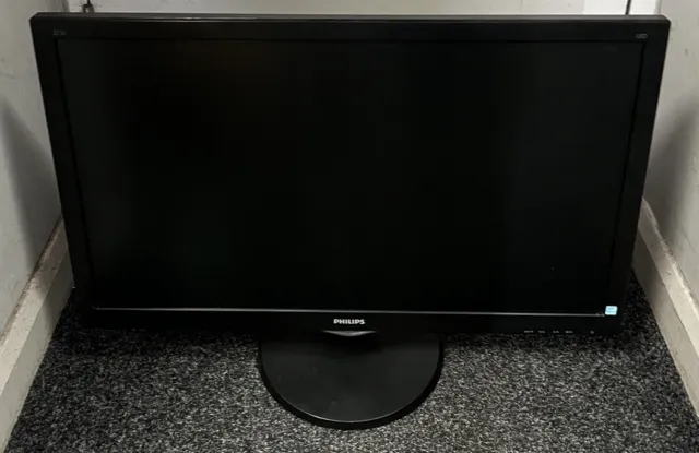 PHILIPS 273V5L 27" FULL HD PC MONITOR SCREEN HDMI Great Condition With STAND