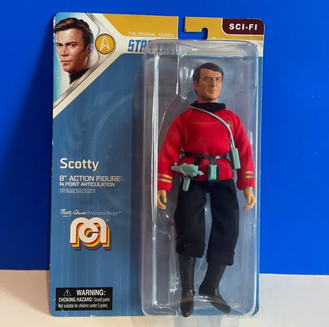 Mego Star Trek Mr Scott SCOTTY 8” action figure vintage TOS original TV series