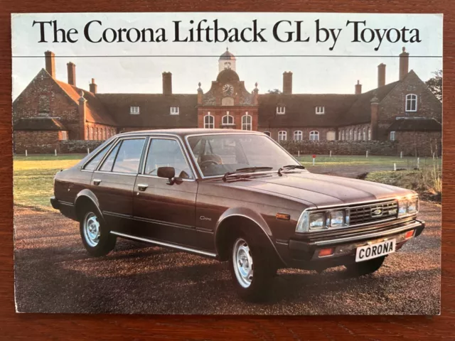 Prospekt / brochure Toyota Corona Liftback GL MY 1979