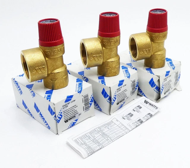 "Valvola di sicurezza a membrana 3 Watt SVH/E 3/4" 0217625 2,5 bar - inutilizzata/IMBALLO ORIGINALE -