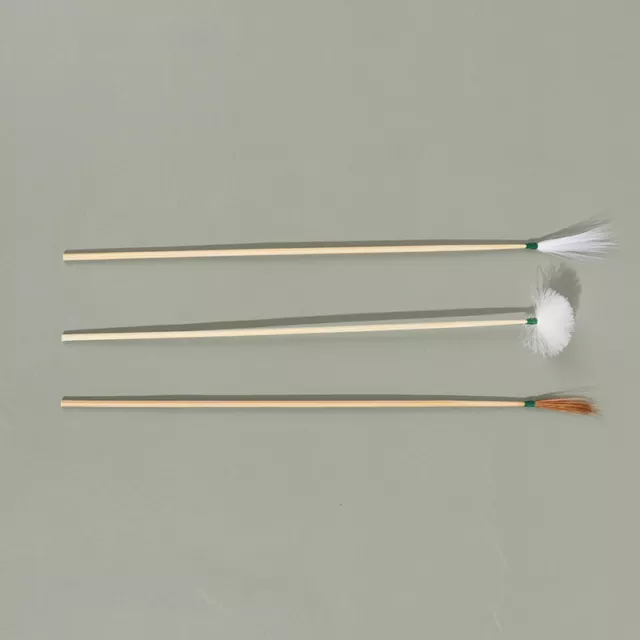 10Pcs Bamboo Feather Earpick Wax Remover Curette Ear Dig Spoon Cleaner St-wf 2