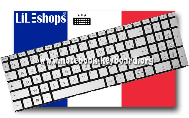 Clavier AZERTY Français Neuf Pour HP Pavilion 15-eg0047nf / 48nf / 50nf – Origine France