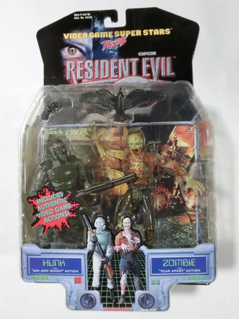 HUNK & ZOMBIE Resident Evil 2 ToyBiz Biohazard Toy Biz SEALED