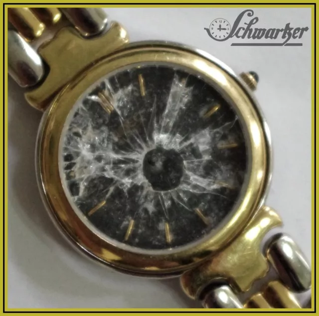 Reparatur Mineralglas rund flach MS für Armband od.  Uhrglas 13 - 46  H ca. 1mm
