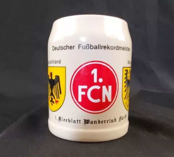 German Stoneware Beer Mug Stein From Germany Half Liter Military Unit Patches