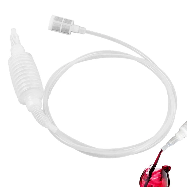 Pompa Sifone Per Vino E Bevande - Elettrica, Autopreriscaldante, Tubo 2m, Per Homebrewing E Imbottigliamento