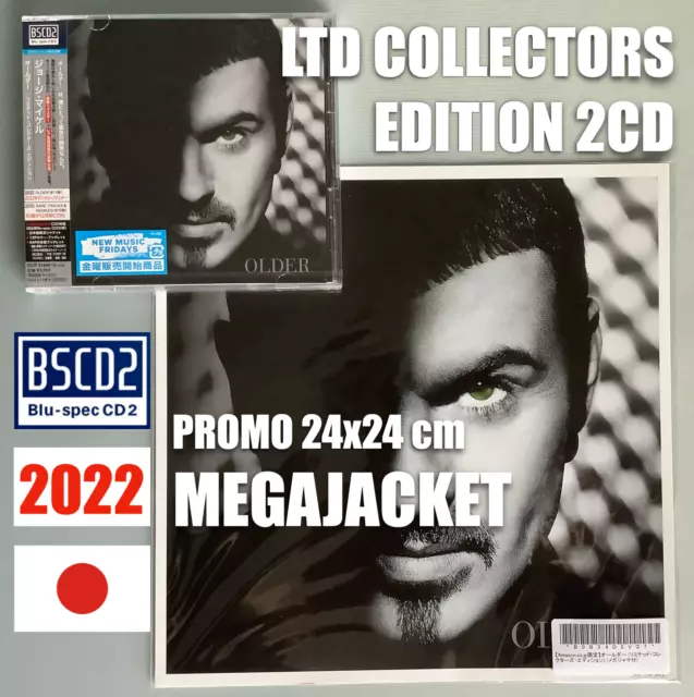 Japan Promo Megajacket+Bluspec 2Cd! George Michael Older Ltd Collector's Ed 2022