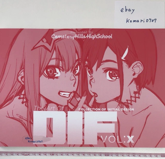 C94 The Art Of DIF VOL：X , VOL：XX DARLING in the FRANXX Design Art Book The Art of DIF Vol.X