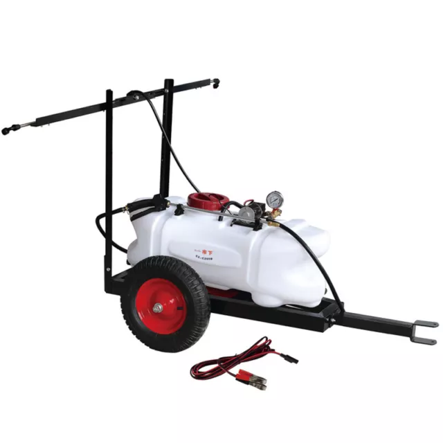 SeeSa 60L ATV Weed Sprayer With Trailer Spray Tank 1.5M Boom Chemical Farm Pump