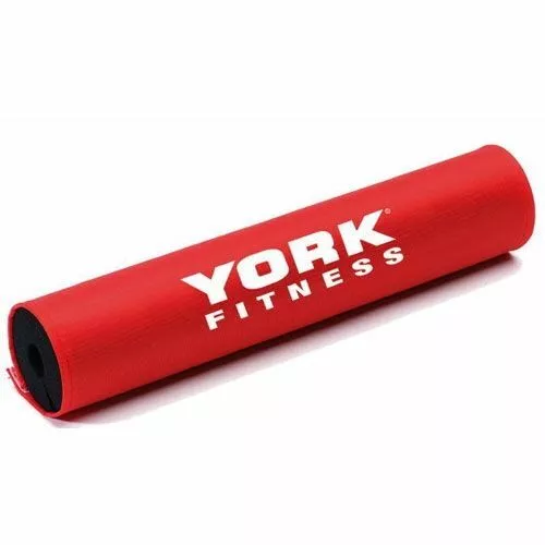 York Standard Barbell Pad 1” Squat Weightlifting Padded Protective Bar Support