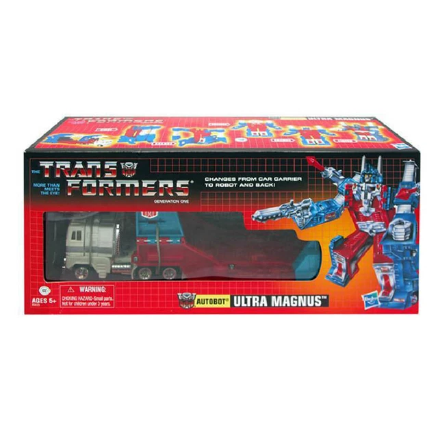 TRANSFORMERS G1 ULTRA Magnus Cab Trailer Autobot Figure Hasbro Official