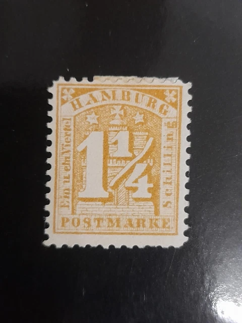 AD Hamburg Nr 12. ungebraucht mit Falz