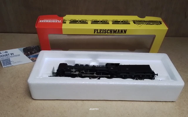 FLEISCHMANN HO 1/87 REF : 4178 LOCOMOTIVE VAPEUR 150 Z 2255 Avec TENDER 26 Z 2255