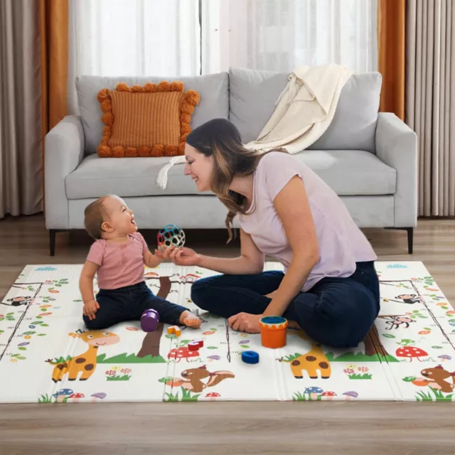 Baby Vivo Tapis de Jeu Jouet pour Enfant Bébé Apprentissage Mousse Tapis de sol