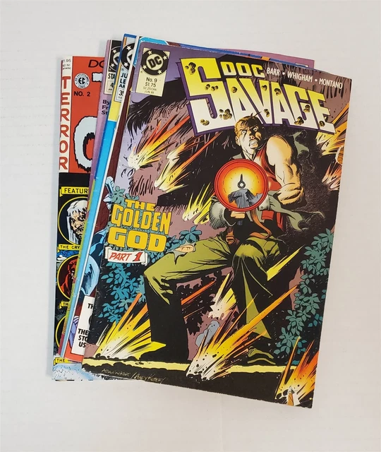E660 Copper Age Dc Comics Atari Force Doc Savage Justice League Haywire Etc
