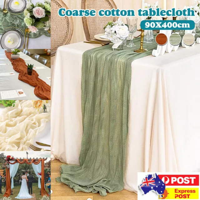 Cheesecloth Gauze Table Runner Large Cloth Soft Durable Centerpiece AUS