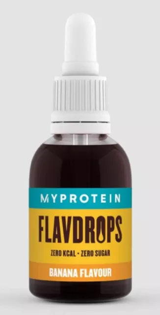 #041 Myprotein FlavDrops 3x 50 ml plátano MHD