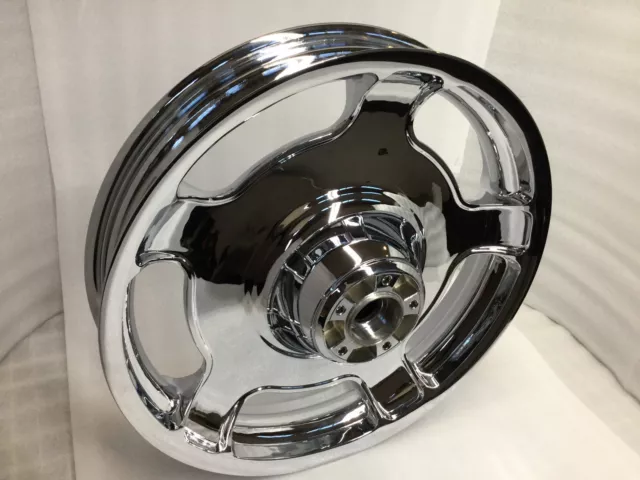 Harley Touring Street Glide Road King front 17” Chrome wheel 2009 RIM OUTRIGHT