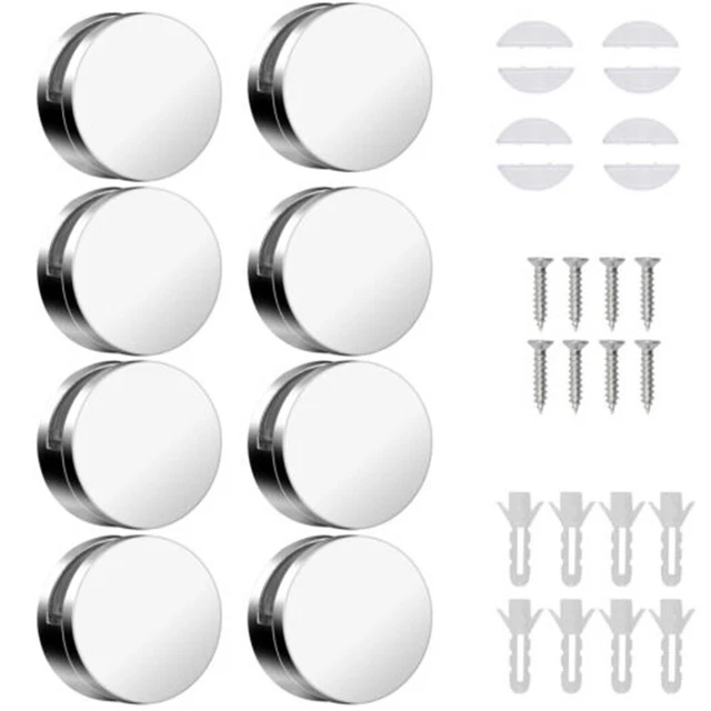 Ensemble de 8 clips de support miroir fiables protège le verre assure un ajuste