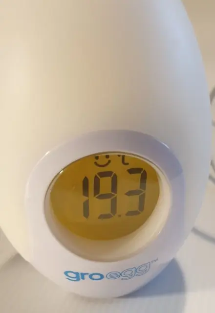 TOMMEE TIPPEE GROEGG Colour Changing Digital Nursey Room Thermometer. Complete. 2