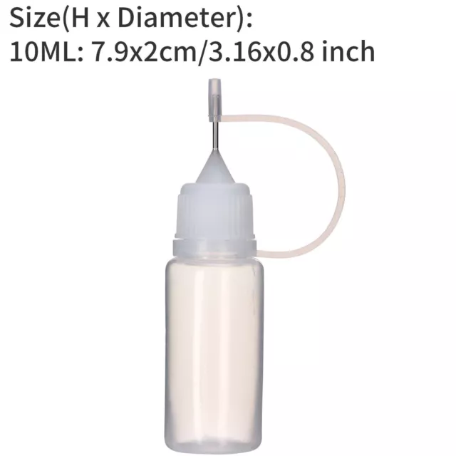 5 pcs. Refillable Precision Bottle Oiler 1/2 oz.-NO OIL, Needle Tip,  Guns-USA