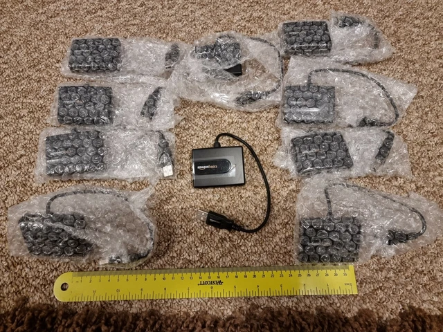 JOB LOT 10 x USB 2.0 4 PORT ULTRA MINI HUBS BRAND NEW! Amazon Basics PC Computer